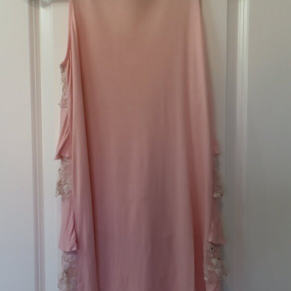 DesignHistory petal pink ruffled sleep tank, size S - Picture 9 of 10